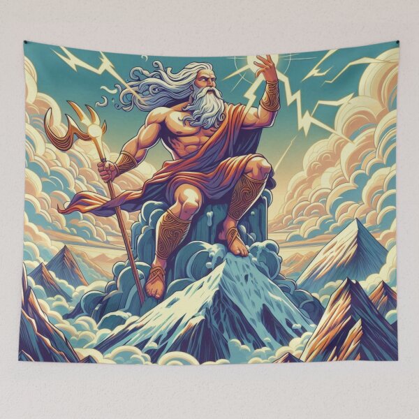 Artikelvorschau, Mächtiger Zeus entworfen und verkauft von irisonline.