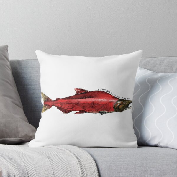 Item preview, Sockeye Salmon with Quote designed and sold by a-rayneart.