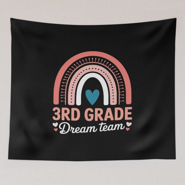 Item preview, 3rd Grade Dream Team Rainbow Back To School Teacher designed and sold by JulienAureo.