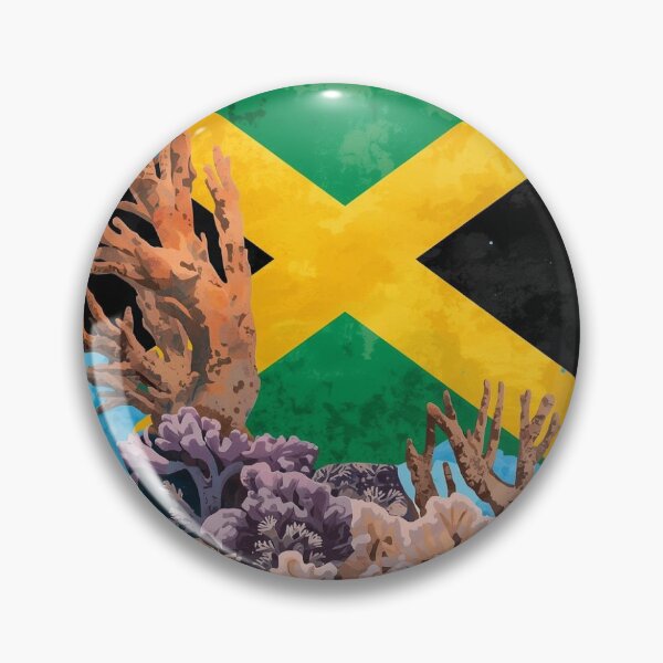 Item preview, Jamaica flag under water designed and sold by seahorse crossing.