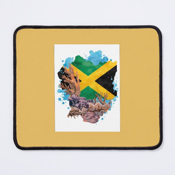 Item preview, Jamaica flag under water designed and sold by seahorse crossing.