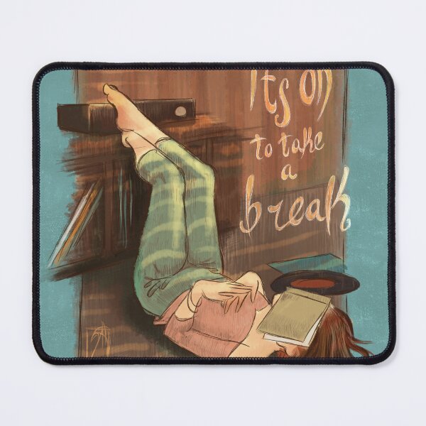 Item preview, “It’s OK to Take a Break” Retro Painting designed and sold by DanniDan.