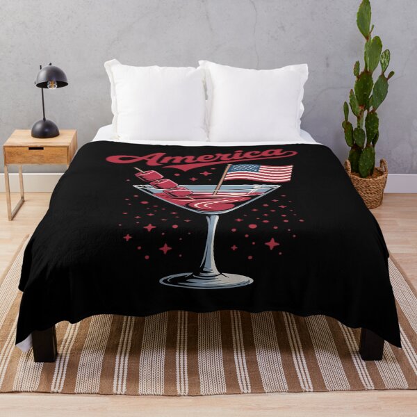 Item preview, 4th Of July Funny Hot Dog & Martini designed and sold by JulienAureo.