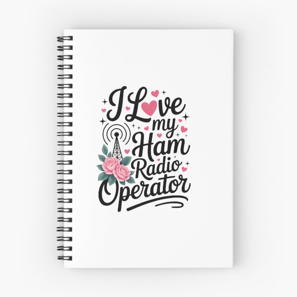 Item preview, I Love My Ham Radio Operator Womens Ham Radio Operator designed and sold by PunkNation-Arts.