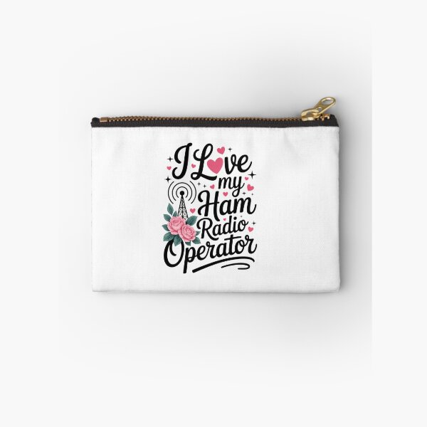 Item preview, I Love My Ham Radio Operator Womens Ham Radio Operator designed and sold by PunkNation-Arts.