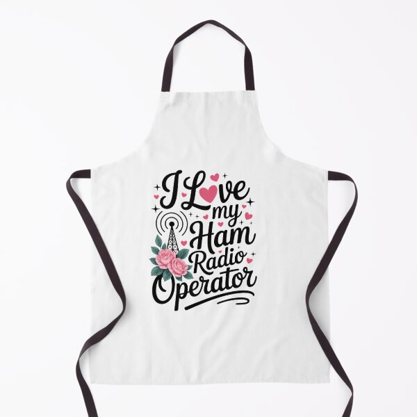 Item preview, I Love My Ham Radio Operator Womens Ham Radio Operator designed and sold by PunkNation-Arts.