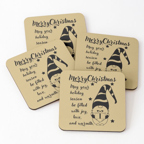 Item preview, Cute gnome with christmas gift and christmas wishes monochrome graphics designed and sold by Meandmyshop.