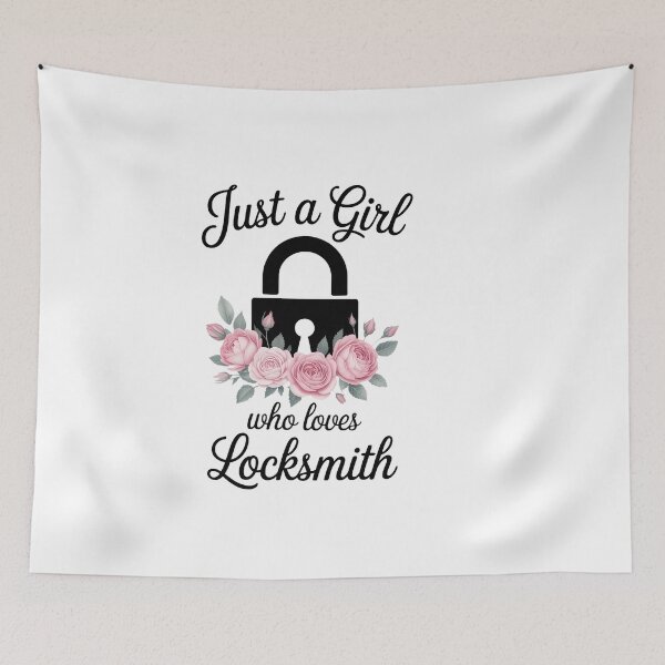 Item preview, I Love My Locksmith Locksmith Wife Girlfriend designed and sold by PunkNation-Arts.