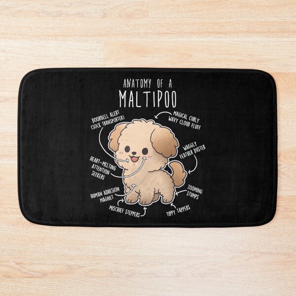 Item preview, Cream Maltipoo Dog Anatomy designed and sold by Clara Hollins.