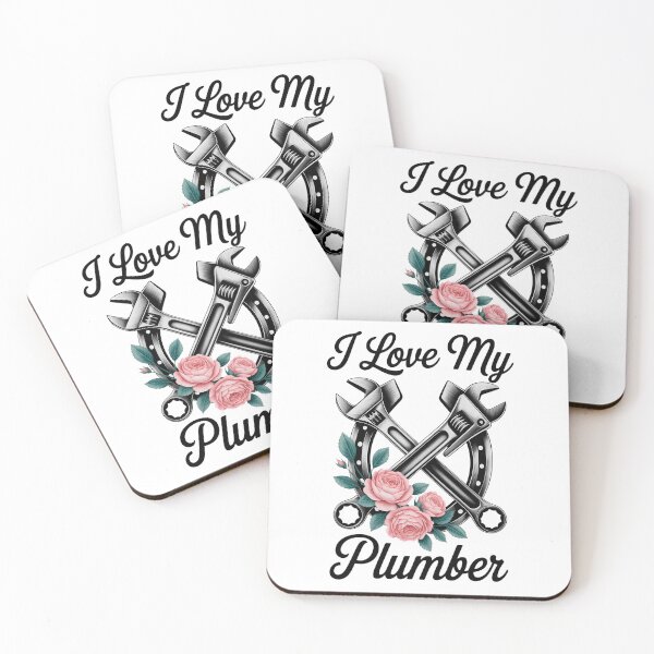 Item preview, I Love My Plumber Funny Plumber Wife designed and sold by PunkNation-Arts.