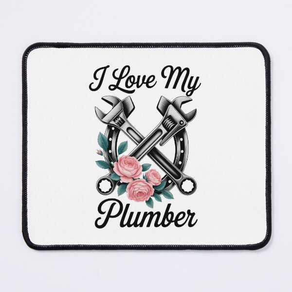 Item preview, I Love My Plumber Funny Plumber Wife designed and sold by PunkNation-Arts.