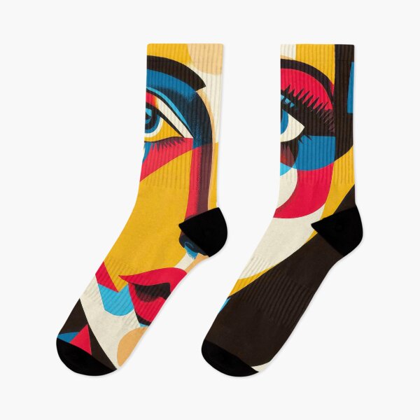 Item preview, Nothing Left To Lose: Abstract Face Cubism-Style  designed and sold by DEC02.