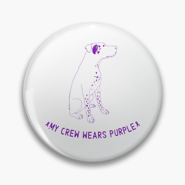 Item preview, My Crew Wears Purple designed and sold by RoderickStout.