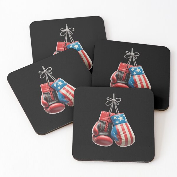 Item preview, 4th of July USA Flag Boxing Gloves for Boxer Training designed and sold by JulienAureo.