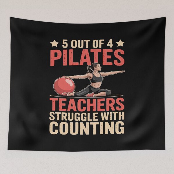 Item preview, 5 Out Of 4 Pilates Teachers Struggle With Counting designed and sold by JulienAureo.
