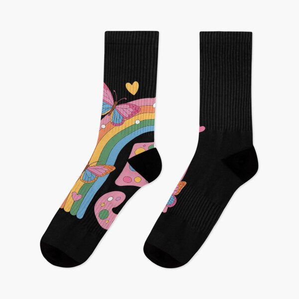 Artikelvorschau, 5. Geburtstag Regenbogen Schmetterlinge Herzen Geburtstag entworfen und verkauft von JulienAureo.