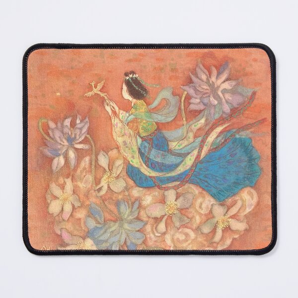Item preview, Akane Kaze: Celestial Maiden on Lotus Clouds designed and sold by nakaitomoko.