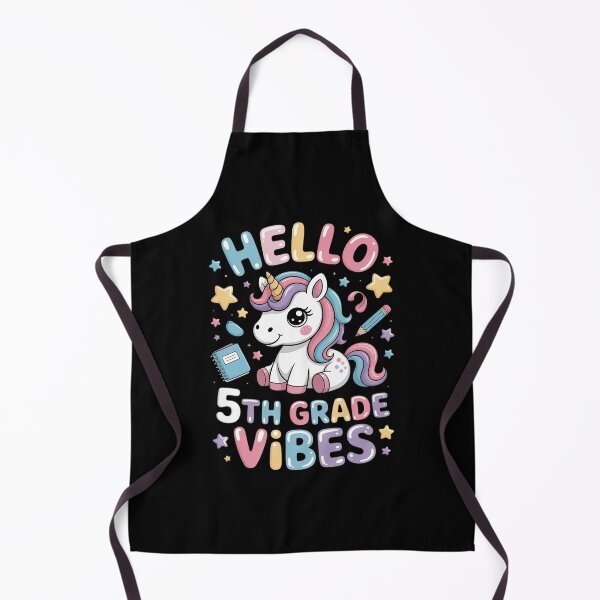 Item preview, 5TH Fifth Grade Vibes 1st Day School Unicorn designed and sold by JulienAureo.