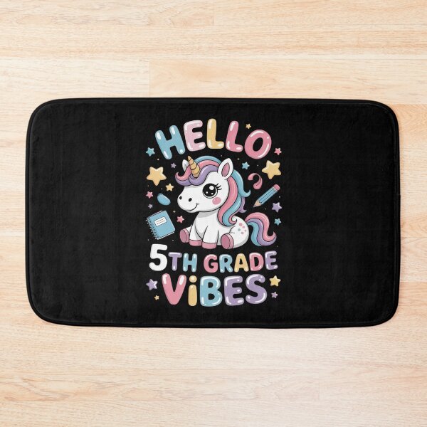 Item preview, 5TH Fifth Grade Vibes 1st Day School Unicorn designed and sold by JulienAureo.