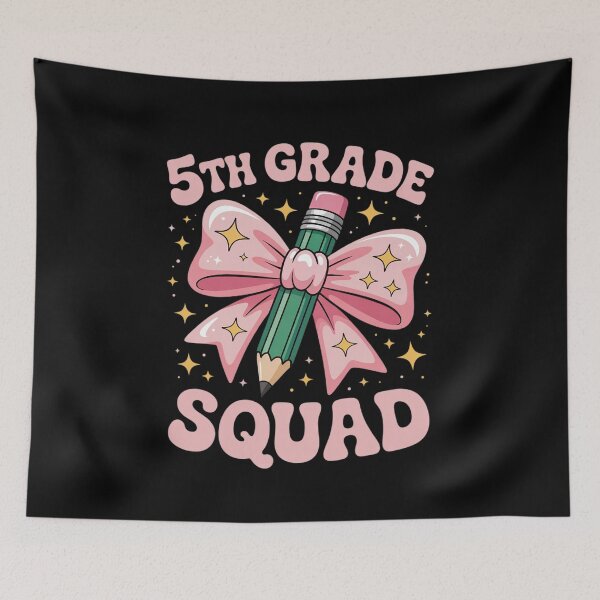 Item preview, 5th Grade Squad Pencil Bow Teachers Student Back to School designed and sold by JulienAureo.
