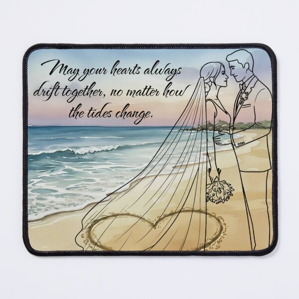 Item preview, Romantic Beach Wedding Bride and Groom | Wedding Gift Keepsake designed and sold by Friends Custom Creations.