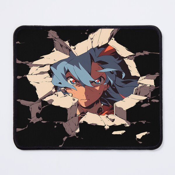 Item preview, Nia Teppelin Gurren Lagann Anime Peek Through Stone With Calm Resolve designed and sold by TorbenKuhano.