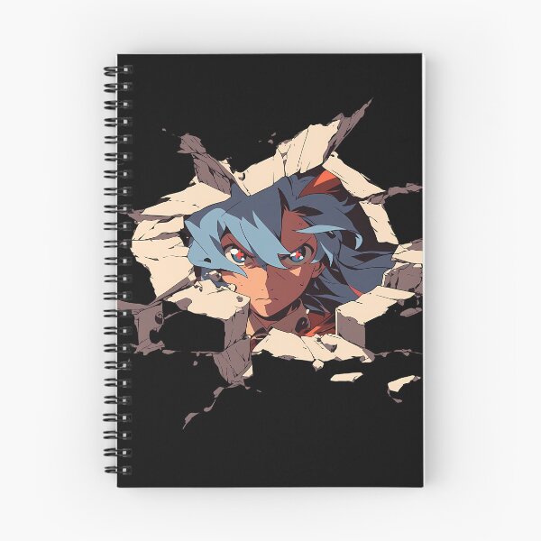 Item preview, Nia Teppelin Gurren Lagann Anime Peek Through Stone With Calm Resolve designed and sold by TorbenKuhano.
