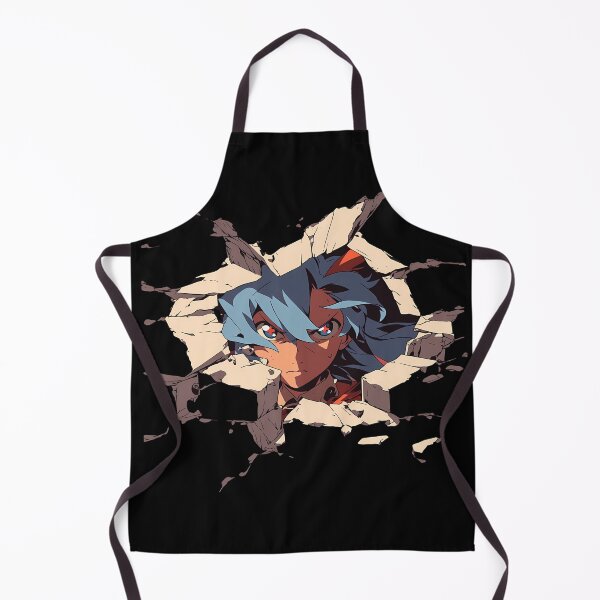 Item preview, Nia Teppelin Gurren Lagann Anime Peek Through Stone With Calm Resolve designed and sold by TorbenKuhano.