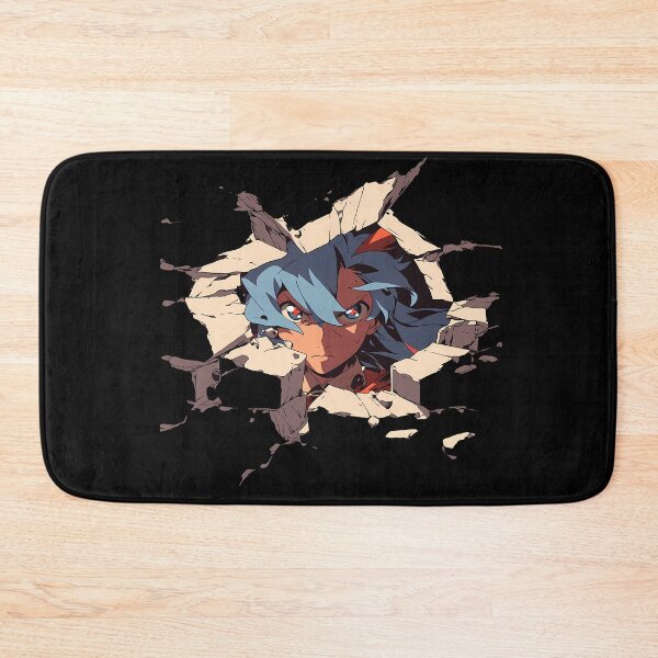 Item preview, Nia Teppelin Gurren Lagann Anime Peek Through Stone With Calm Resolve designed and sold by TorbenKuhano.