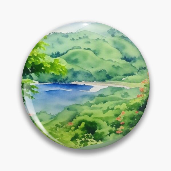 Item preview, Road to Hana Watercolor designed and sold by VistaTide.