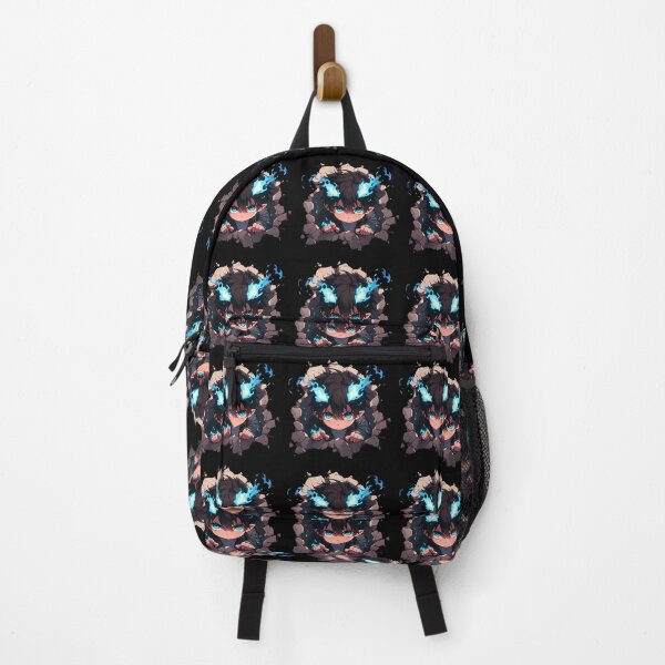 Item preview, Rin Okumura Blue Exorcist Anime Peeking With Blue Flames designed and sold by TorbenKuhano.