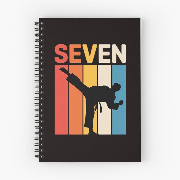 Item preview, 7th Birthday Gift Karate Retro Taekwondo Martial Arts designed and sold by tabdejinti.