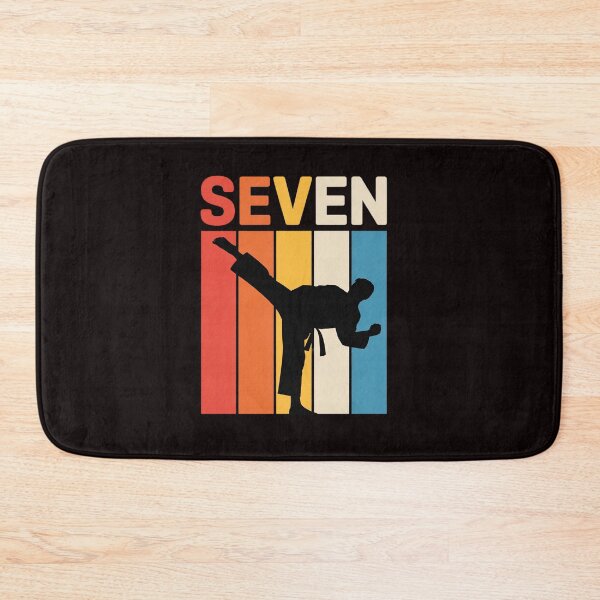 Item preview, 7th Birthday Gift Karate Retro Taekwondo Martial Arts designed and sold by tabdejinti.