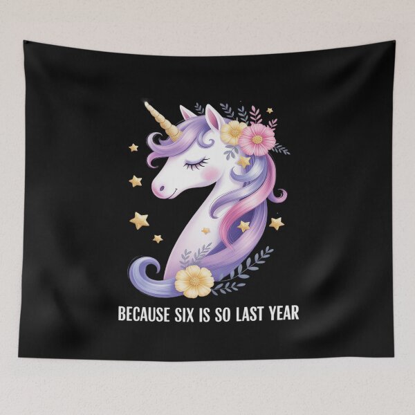 Item preview, 7 Years Old Birthday Girl Unicorn 7th Birthday designed and sold by tabdejinti.