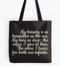 Both are infinite Tote Bag