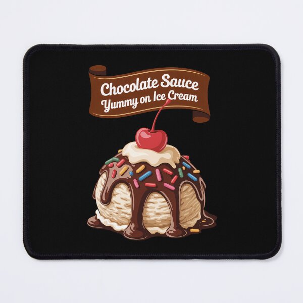 Item preview, Chocolate Sauce Halloween Condiment Ice Cream designed and sold by HellD3vil-Art.