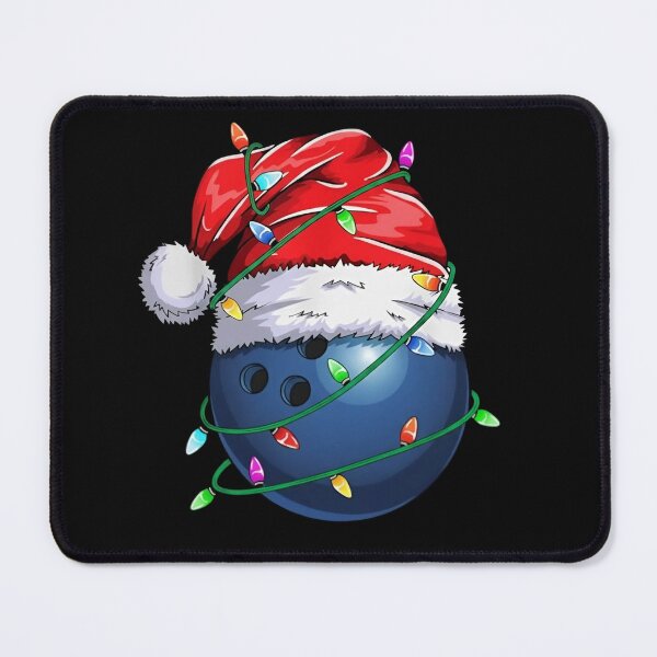 Item preview, Christmas Bowling Ball Santa Hat Shirt designed and sold by LarryMBrown.