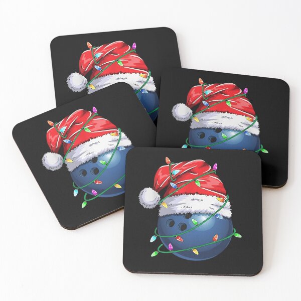 Item preview, Christmas Bowling Ball Santa Hat Shirt designed and sold by LarryMBrown.