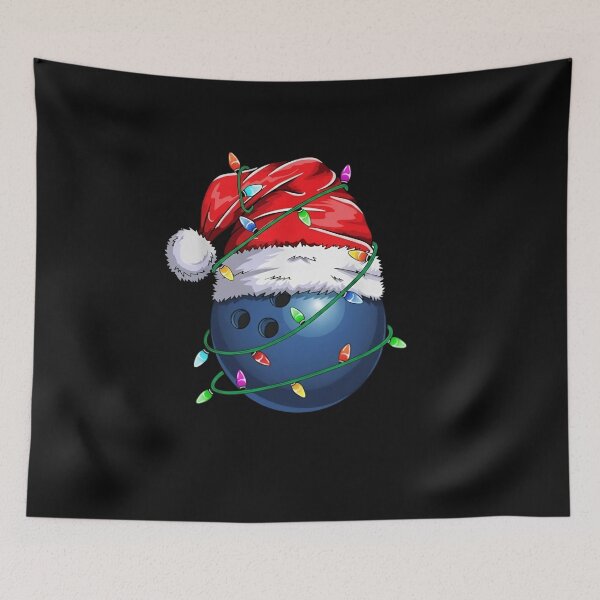 Item preview, Christmas Bowling Ball Santa Hat Shirt designed and sold by LarryMBrown.