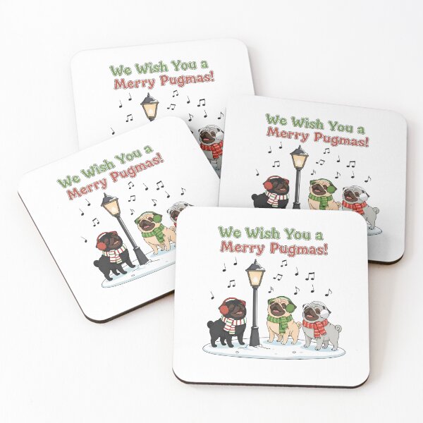 Item preview, We Wish You a Merry Pugmas designed and sold by Christopher Faxon.