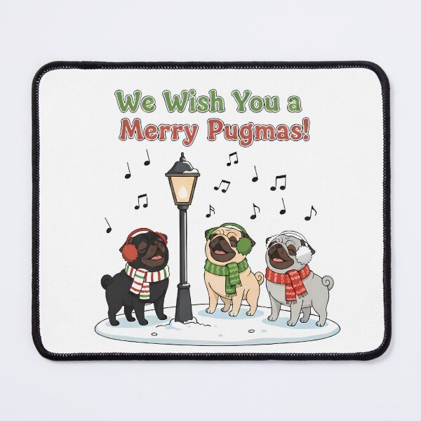 Item preview, We Wish You a Merry Pugmas designed and sold by Christopher Faxon.
