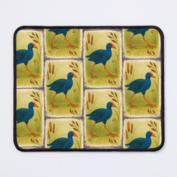 Item preview, Pūkeko in the Reeds – NZ Wetland Bird Illustration designed and sold by MvuuStudio.