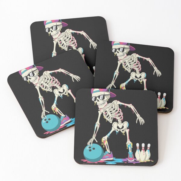 Item preview, Cool Skeleton Bowling Drip T-Shirt designed and sold by LarryMBrown.