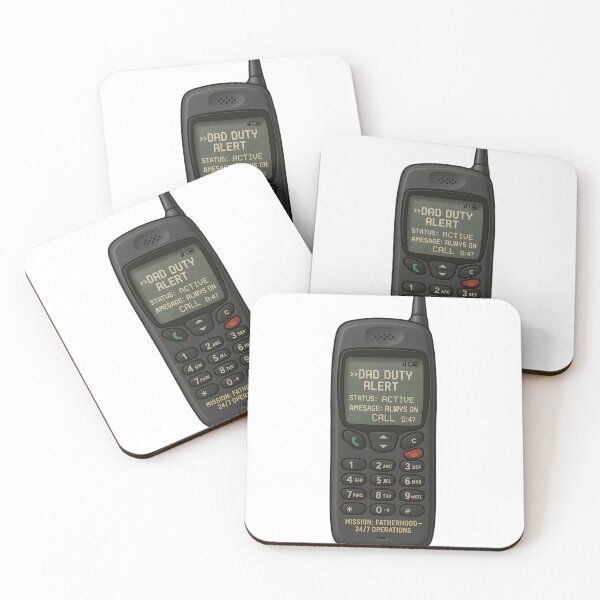 Item preview, Dad Duty Alert – Always On Call Retro Cell Phone Design | Aurum Outpost designed and sold by AurumOutpost.