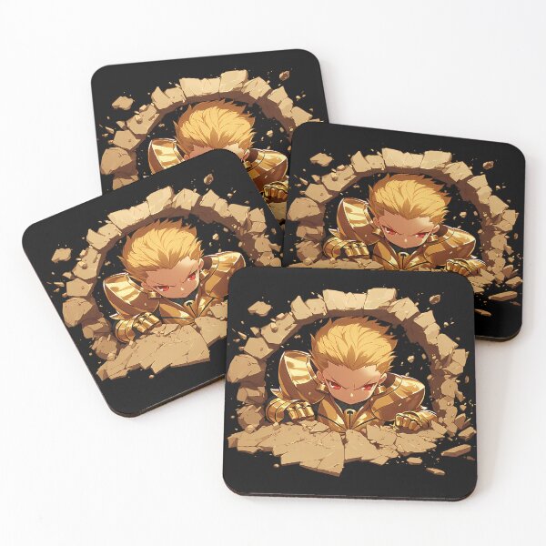 Item preview, Stay Night Gilgamesh Fate Grand Order Game Peeking Through Golden Dust designed and sold by TorbenKuhano.