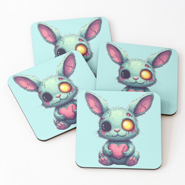 Item preview, Stitched Voodoo Zombie Bunny with Heart designed and sold by AOG-DESIGNS.