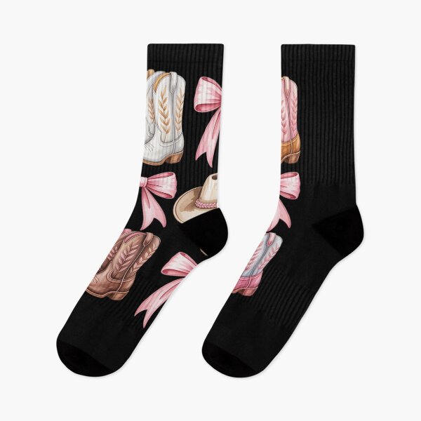 Item preview, Coquette Cowgirl Boots With Pink Bows designed and sold by marcusry.