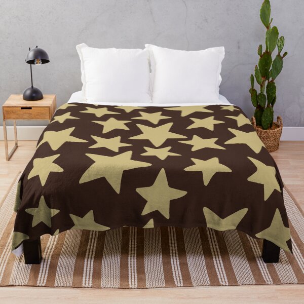 Item preview, Espresso Wonky Stars designed and sold by STUDIO MORE Los Angeles.