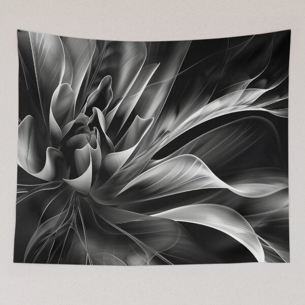 Aperçu de l'œuvre Noir Flora créée et vendue par WebHorizons.