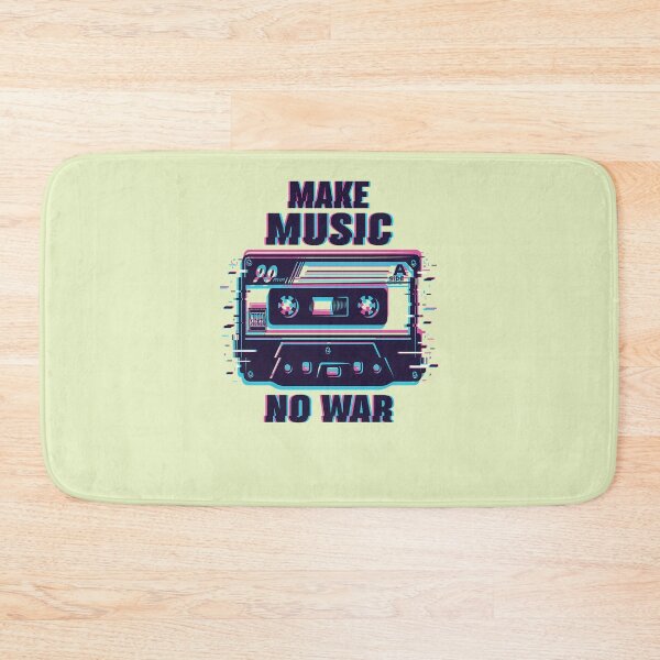 Item preview, Make-Music-Not-War---Vintage-Cassette-Tape designed and sold by KaleyEmard54.